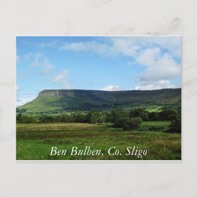 Carte Postale Ben Bulben, Co Sligo Irlande (Devant)