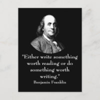 Ben Franklin et Citation