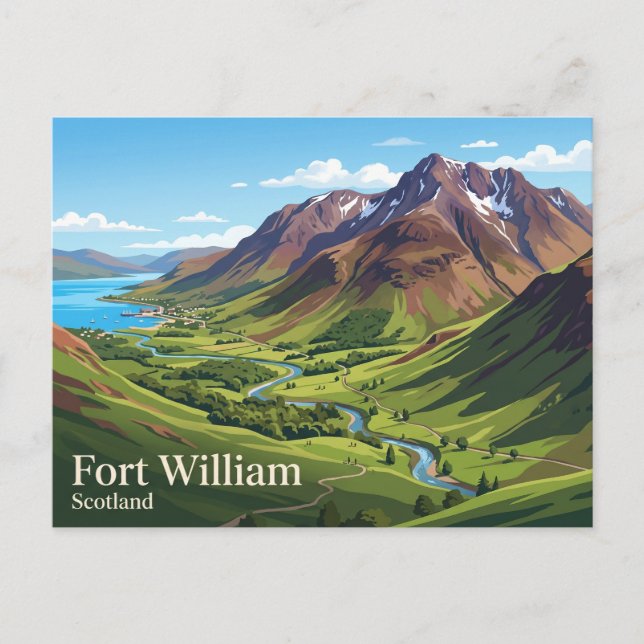 Carte Postale Ben Nevis Écosse (Devant)