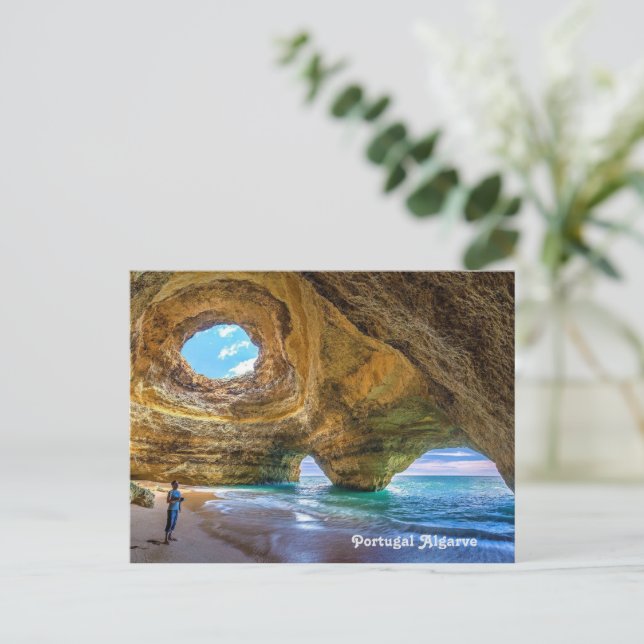 Carte Postale Benagil Algarve Portugal (Debout devant)