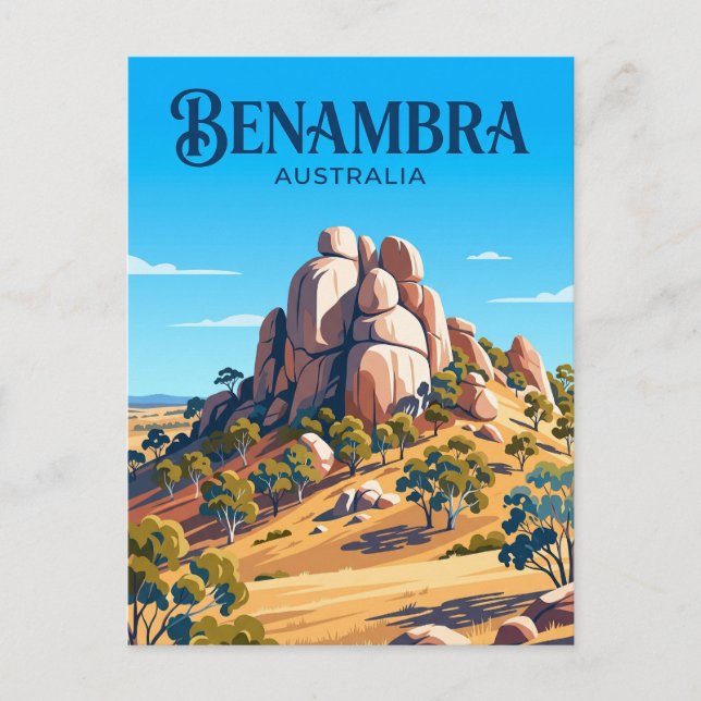 Carte Postale Benambra Parc national Australie (Devant)