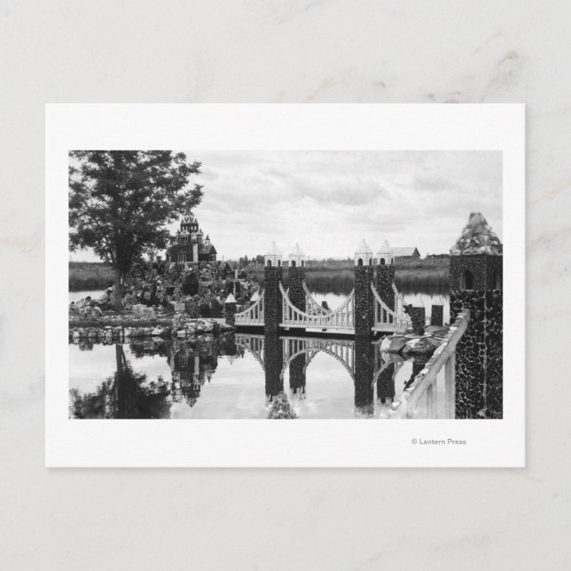 Carte Postale Bend, Oregon Peterson's Rock Garden Photograph (Devant)