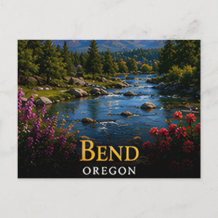 Carte Postale Bend Oregon Sentiers du désert élevé et de la chaî