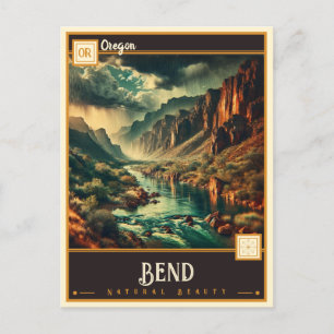 Carte Postale Bend, Oregon   VINTAGE