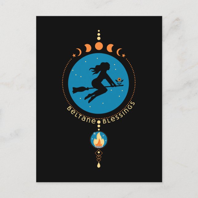 Carte Postale Bénédiction de Beltane (Devant)