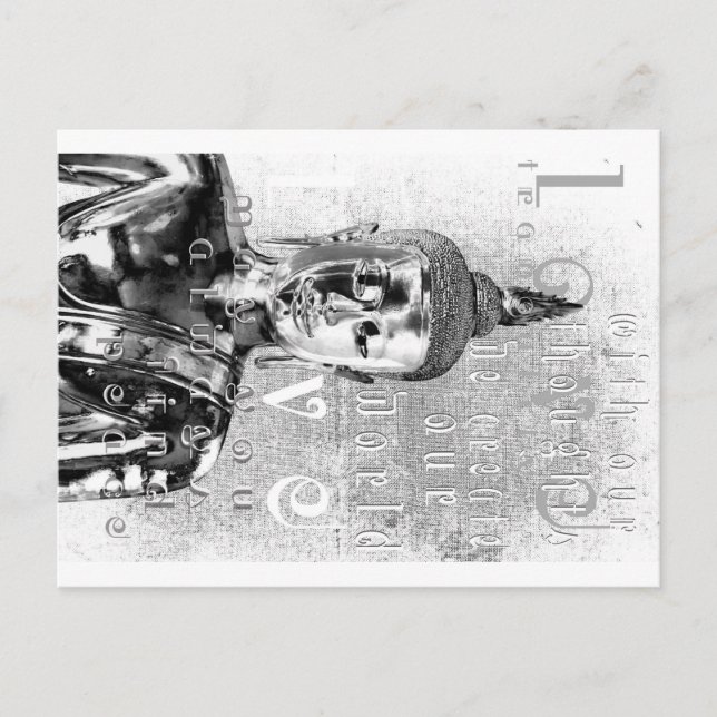 Carte Postale Bénédiction de Bouddha (Devant)