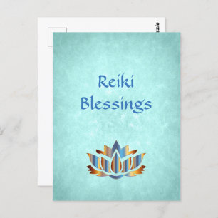 Carte Postale Bénédiction de Reiki