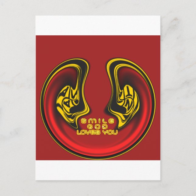 Carte Postale Bénédiction d'en haut : L'Amour de Dieu Salutation (Devant)