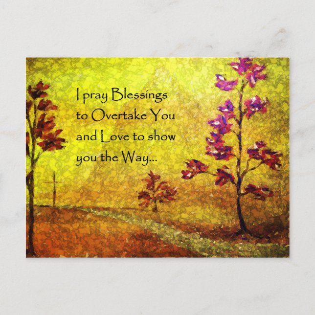 Carte postale Bénédictions (Devant)