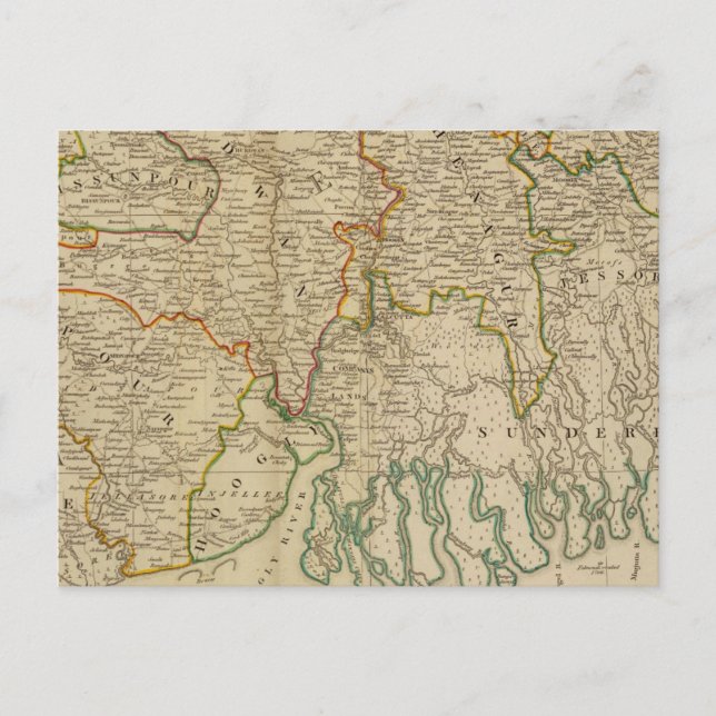 Carte Postale Bengale, Bahar et c sud (Devant)