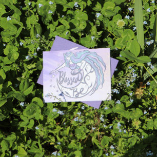 Carte Postale Béni Soit La Déesse Lune