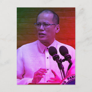 Carte Postale Benigno Noynoy Aquino III, 15ème Président de PH