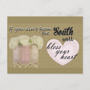 Carte Postale Bénissez votre coeur