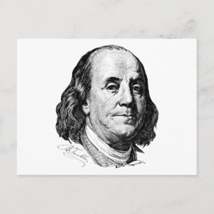 Carte Postale Benjamin Franklin