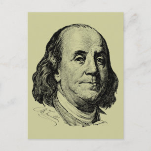 Carte Postale Benjamin Franklin