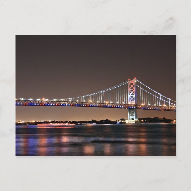 Carte postale Benjamin Franklin Bridge (Devant)