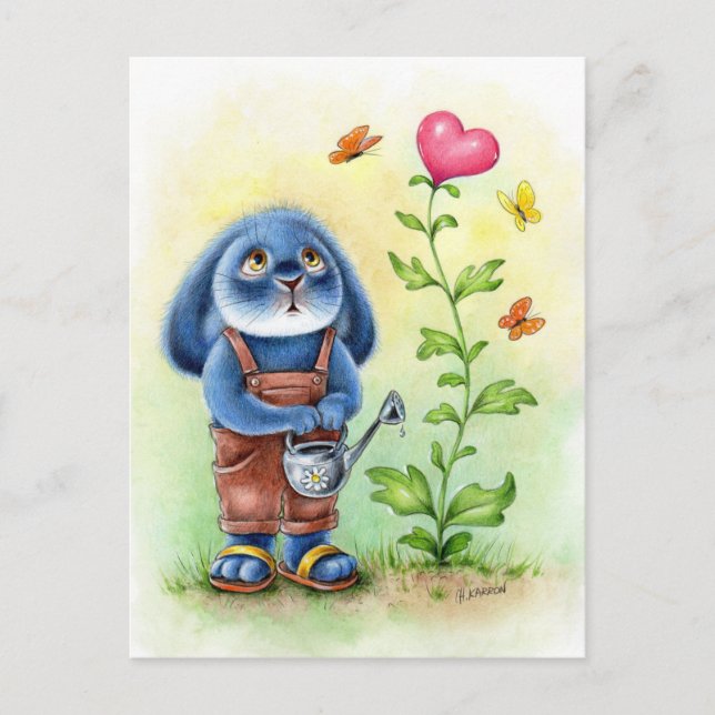 Carte Postale Benny Blue - Gros Amour (Devant)