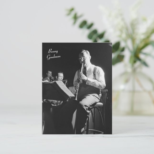 Carte Postale Benny Goodman (Debout devant)