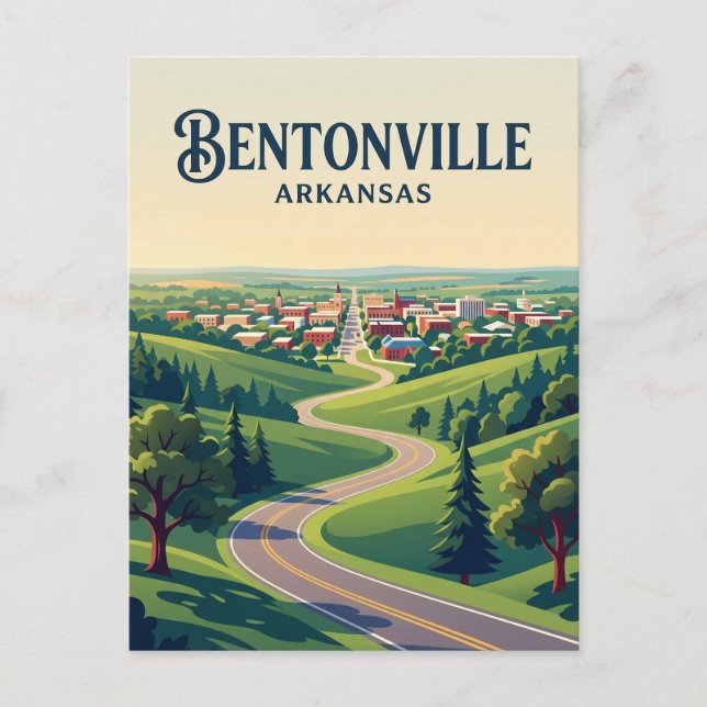 Carte Postale Bentonville États-Unis (Devant)