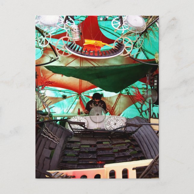 Carte Postale Benza | Sunset Stage @ Rainbow Serpent '09 (Devant)