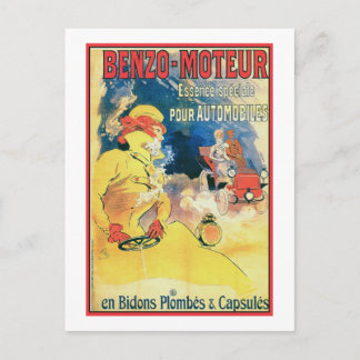 Carte Postale Benzo Moteur