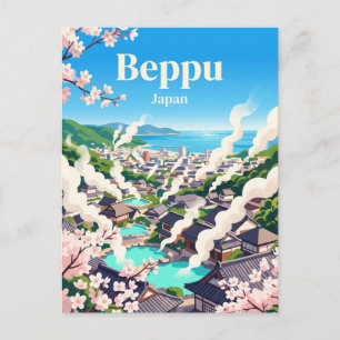 Carte Postale Beppu Japon