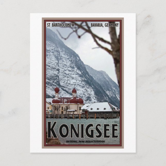 Carte Postale Berchtesgaden - St Bartholomew (Devant)