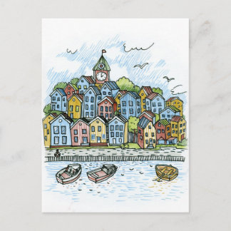 Carte Postale Bergen