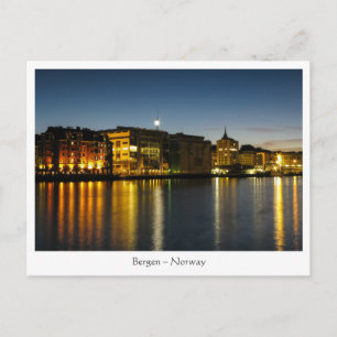 Carte Postale Bergen Norvège