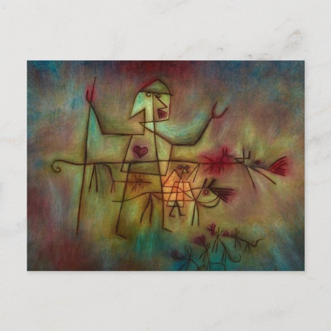 Carte Postale Berger, 1929 de Paul Klee (Devant)