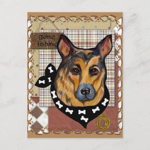 CARTE POSTALE BERGER ALLEMAND