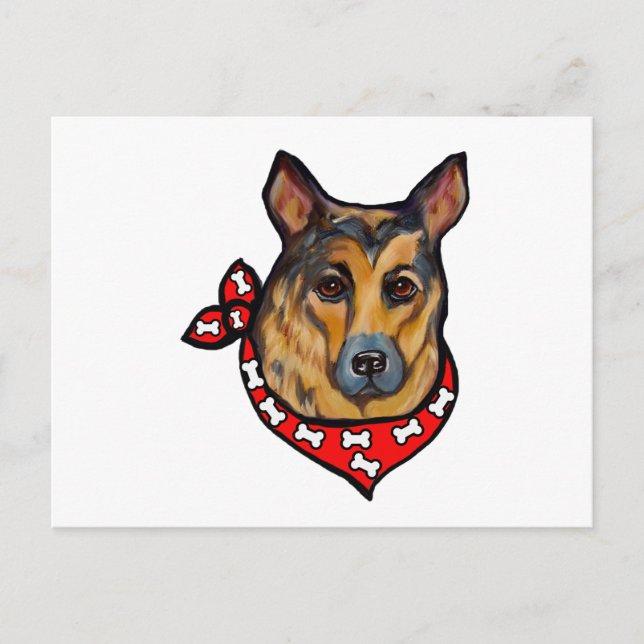 CARTE POSTALE BERGER ALLEMAND (Devant)