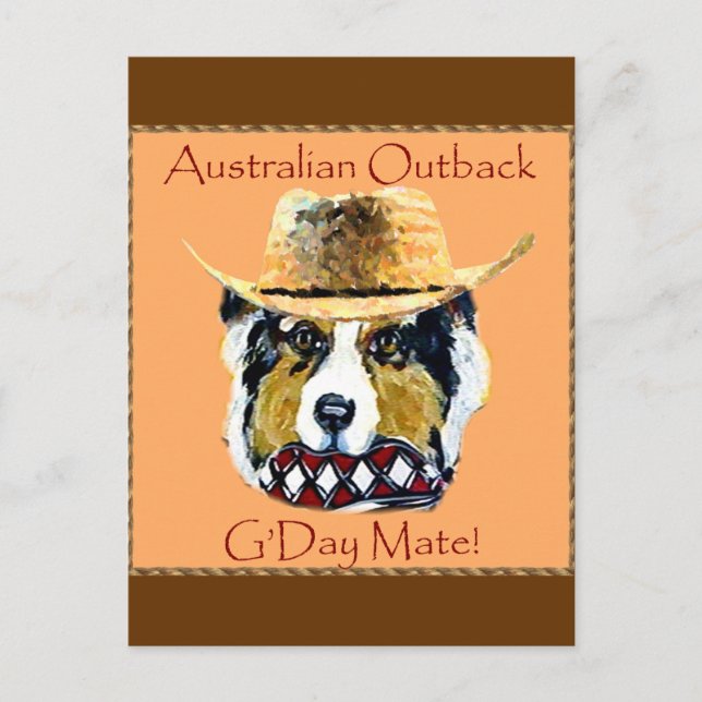 Carte Postale Berger Australien (Devant)