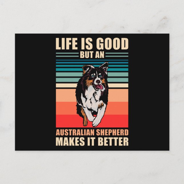 Carte Postale Berger Australien Dit : (Devant)