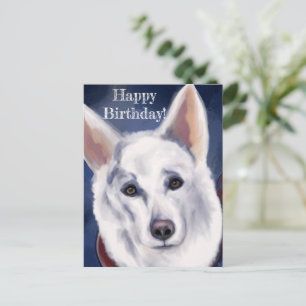 CARTE POSTALE BERGER BLANC ALLEMAND