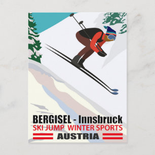 Carte Postale Bergisel - Innsbruck, Tremplin à ski en Autriche