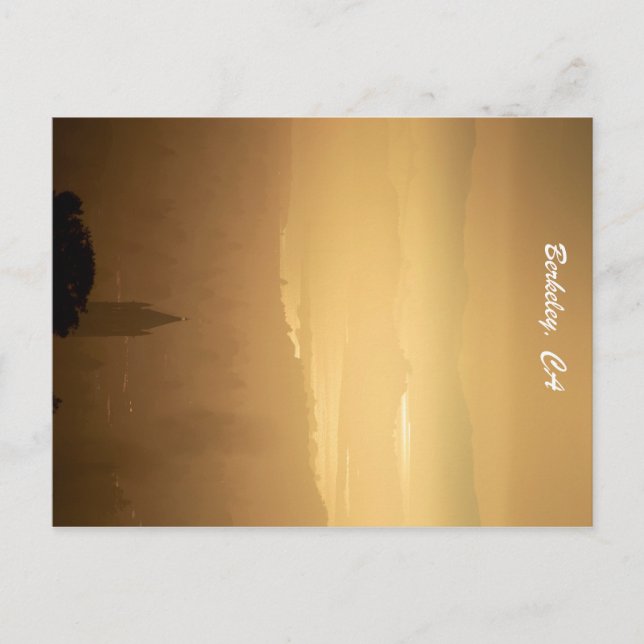 Carte Postale Berkeley Postcard -- Sunset from Grizzly Peak (Devant)