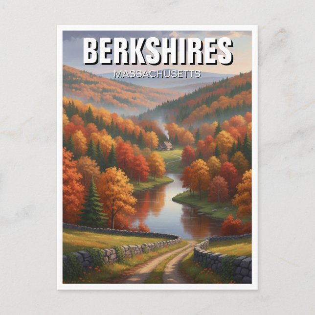 Carte Postale Berkshires Massachusetts Travel (Devant)