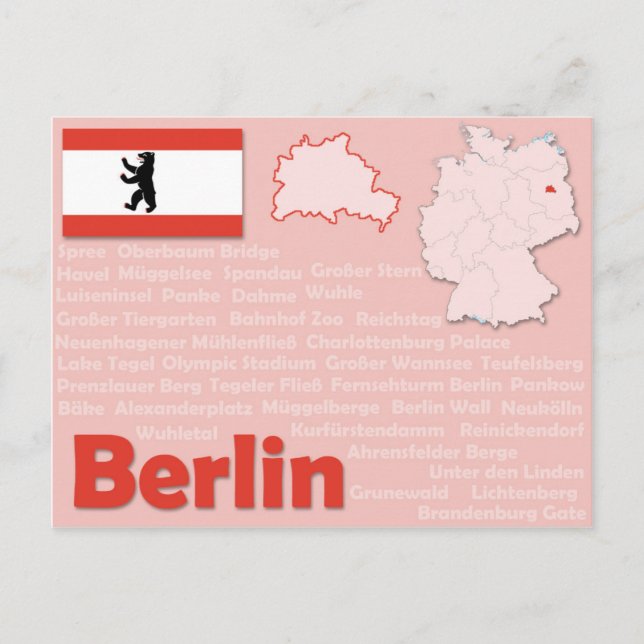 Carte postale "Berlin" (Devant)