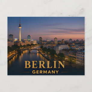 Carte Postale Berlin Allemagne Destination de Voyage Européenne