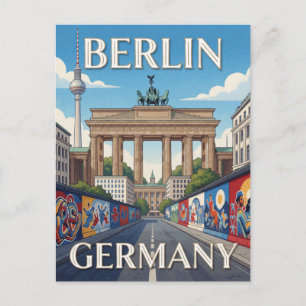 Carte Postale Berlin Allemagne Monument Voyage Thème