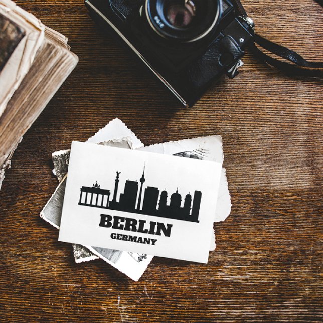 Carte Postale Berlin Allemagne Ville Landmark (berlin germany city silhouette postcard)