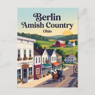 Carte Postale Berlin Amish Country Ohio