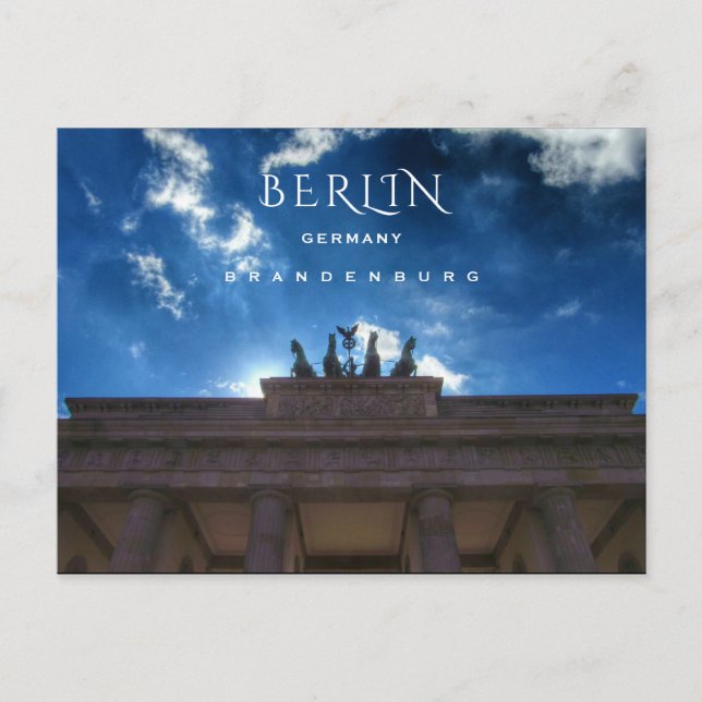 Carte Postale Berlin, Brandebourg (Devant)