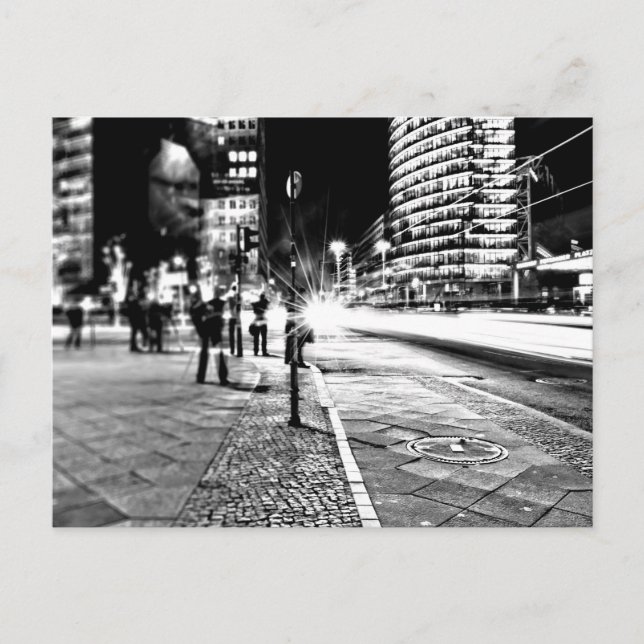 Carte Postale Berlin la nuit (Devant)