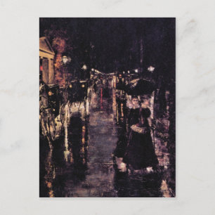 Carte Postale Berlin, rue Leipziger par Lesser Ury
