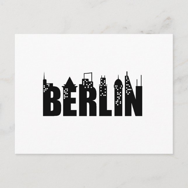 Carte Postale Berlin Skyline Skyscrapers City (Devant)
