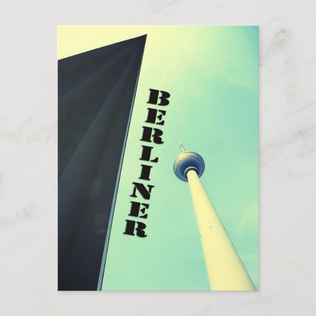 Carte Postale Berlin - Tour TV de Berlin (Devant)