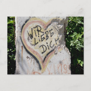 Carte Postale Berlin Wall - Nous vous aimons