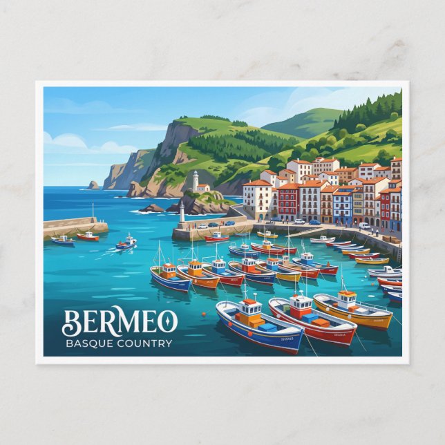 Carte Postale Bermeo Espagne (Devant)